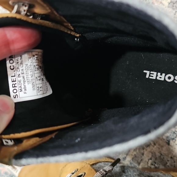 Sorel Tan Lace-Up Boots - Picture 6 of 12